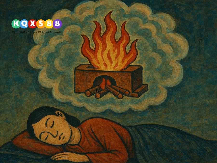 Mơ thấy bếp lửa báo hiệu ấm áp gia đình và tin vui