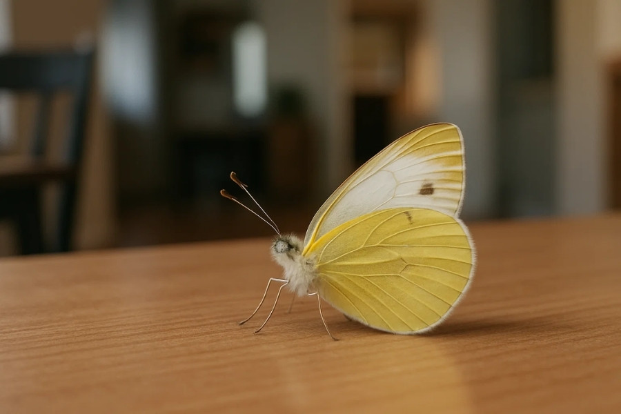 Lý giải bướm vàng trắng bay vào nhà