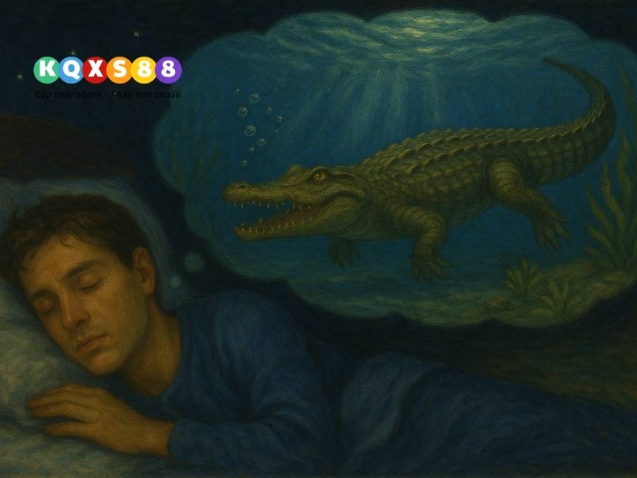 Mơ thấy cá sấu vào nhà hoặc ăn thịt người báo hiệu rủi ro