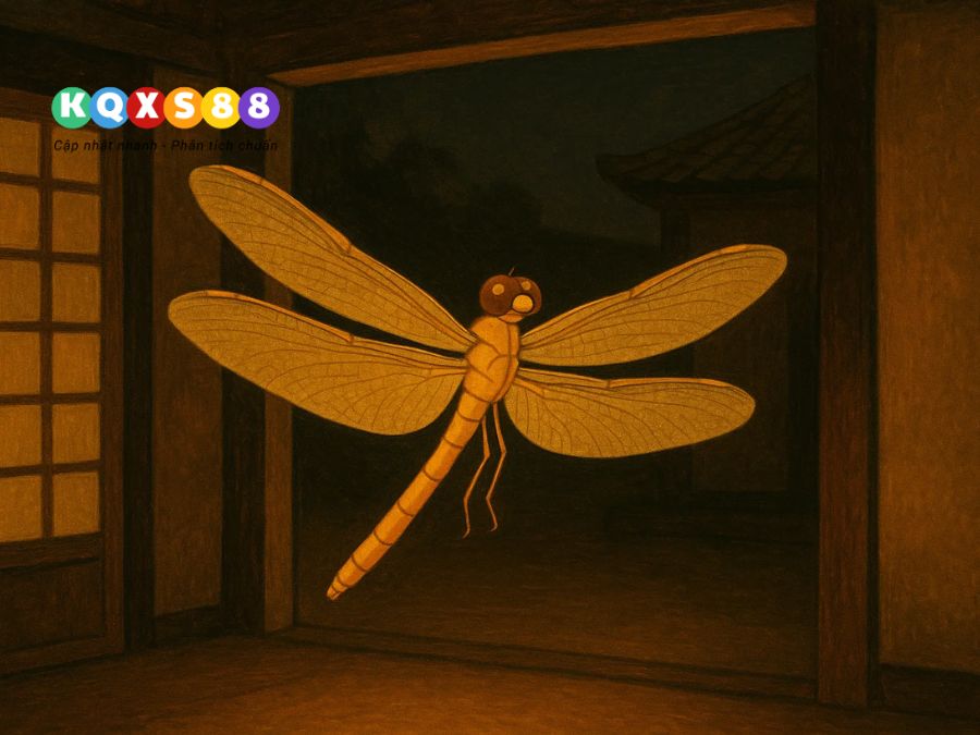 chuồn chuồn đỏ hoặc vàng bay vào nhà là tín hiệu tình duyên hoặc tài lộc thuận lợi