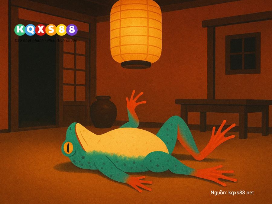 Ếch vào nhà rồi chết là điềm báo không may