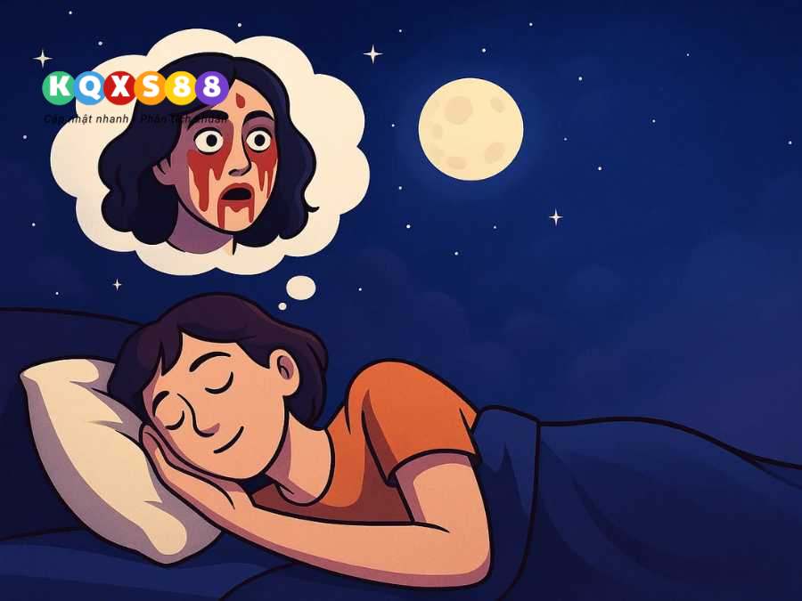 mơ thấy máu trên mặt thể hiện áp lực cuộc sống