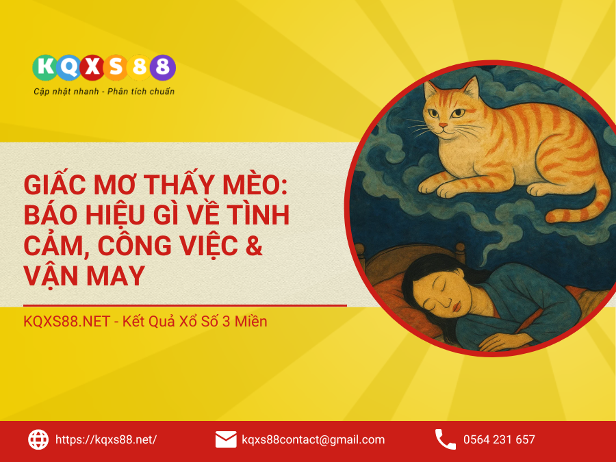 Giấc Mơ Thấy Mèo: Báo Hiệu Gì Về Tình Cảm, Công Việc & Vận May?