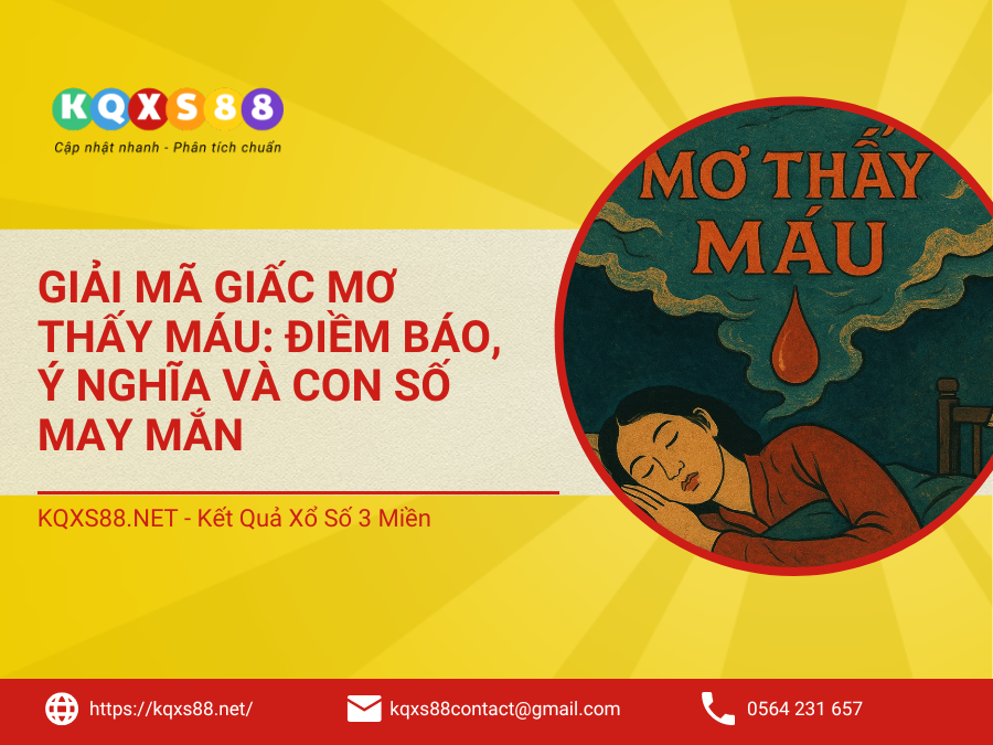 Giải Mã Giấc Mơ Thấy Máu: Điềm Báo, Ý Nghĩa Và Con Số May Mắn