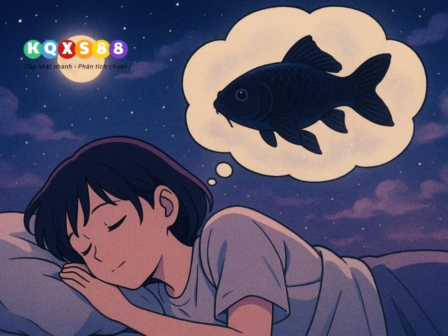 Ngủ mơ thấy một con cá chép sở hữu màu đen huyền bí