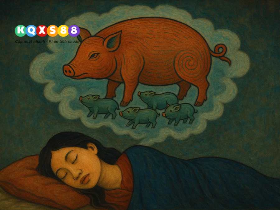 Nằm mơ thấy con heo chết hoặc heo đen cảnh báo rủi ro tài chính hoặc sức khỏe