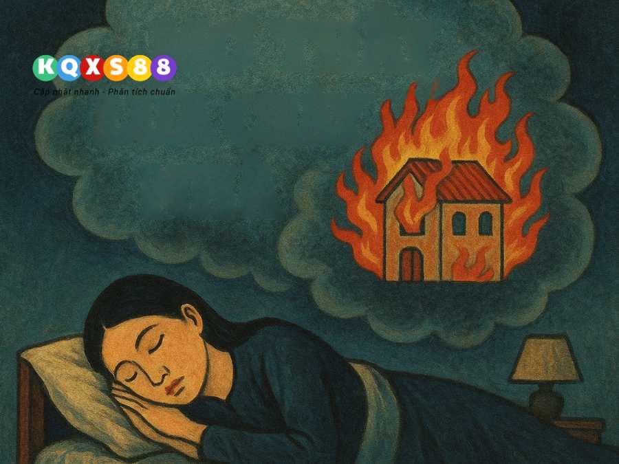 Mơ cháy nhà báo hiệu thay đổi may mắn hoặc cảnh báo thiệt hại