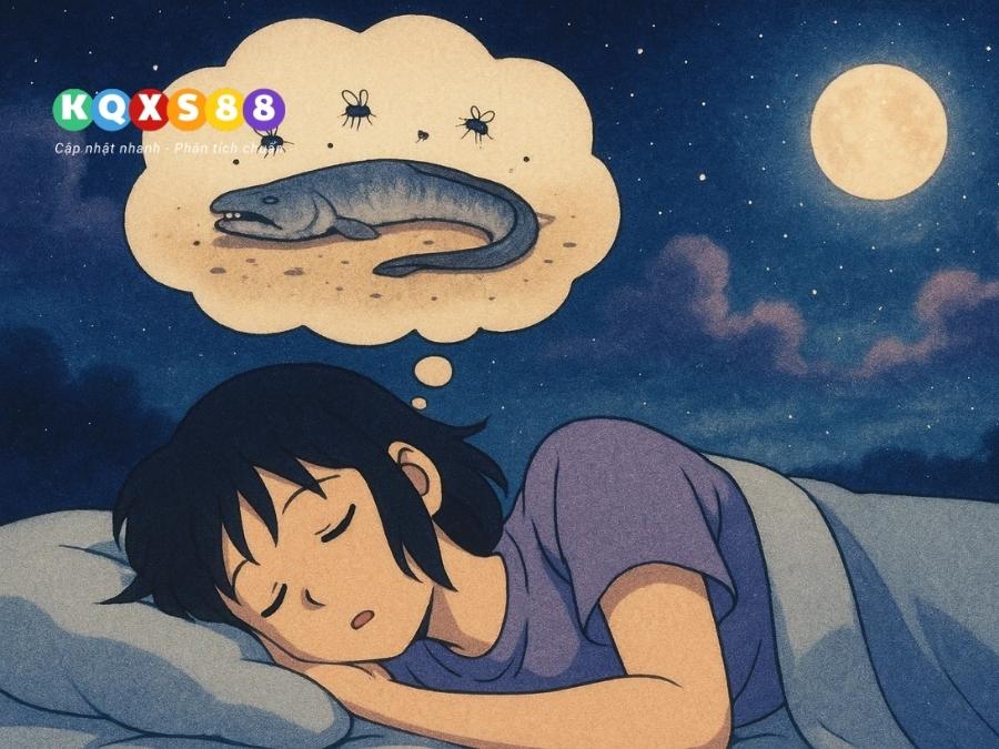 Nằm mơ thấy một con lươn chết nổi lềnh bềnh trên mặt biển