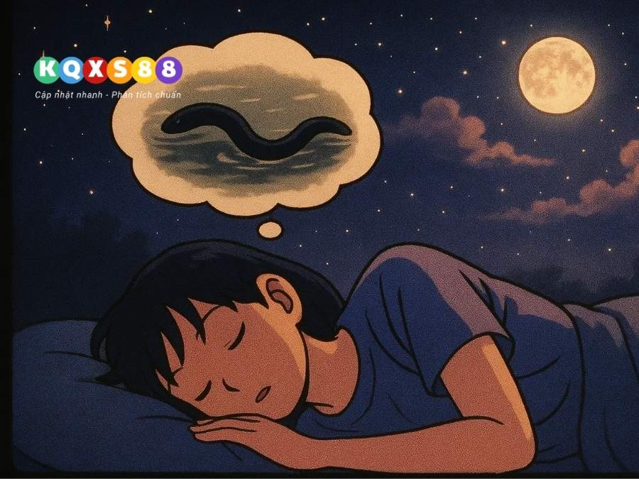 Nằm mơ thấy một con lươn đen trơn trượt trong làn nước đục ngầu