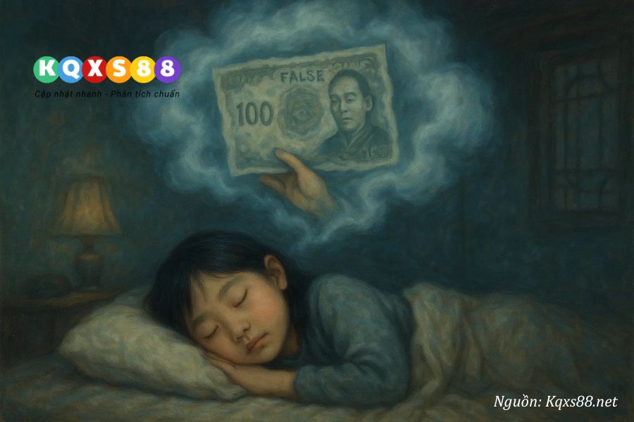 nằm mơ lượm được tiền giả hoặc tiền rơi trên đường