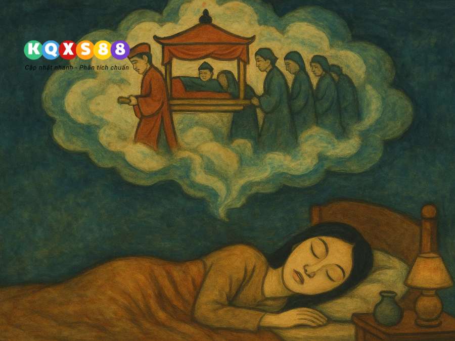 giấc mơ thấy đám ma mang ý nghĩa buông bỏ tiêu cực, khởi đầu mới