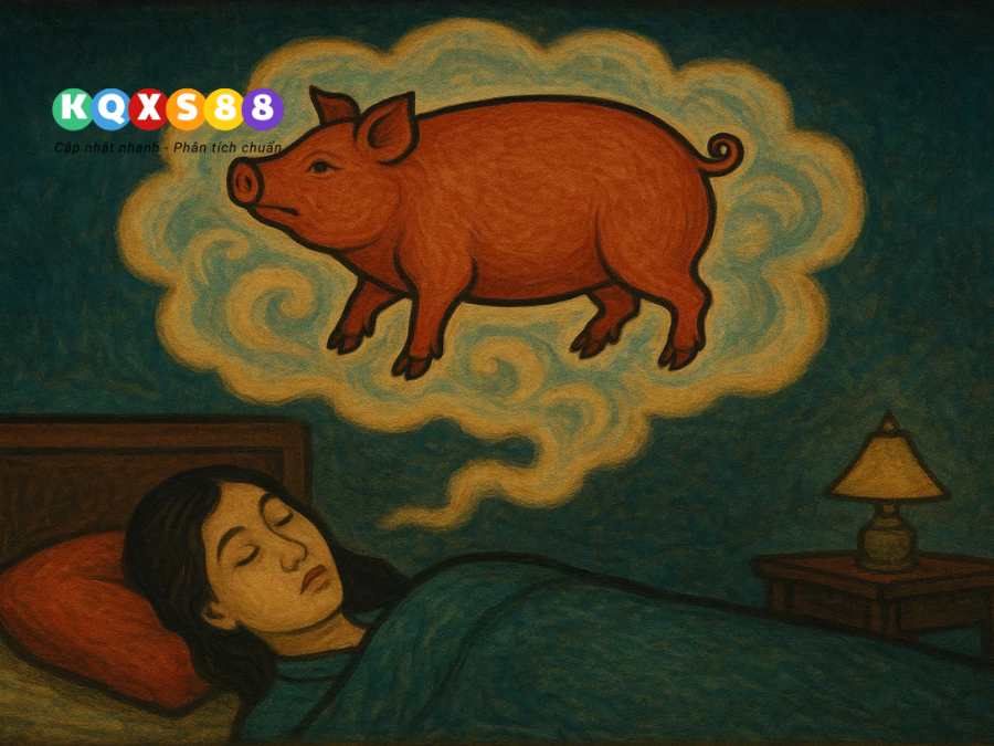 Nằm mơ thấy heo tượng trưng cho tài lộc, sung túc và may mắn