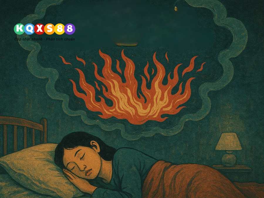 Mơ thấy lửa cảnh báo áp lực tinh thần và cảm xúc tiêu cực