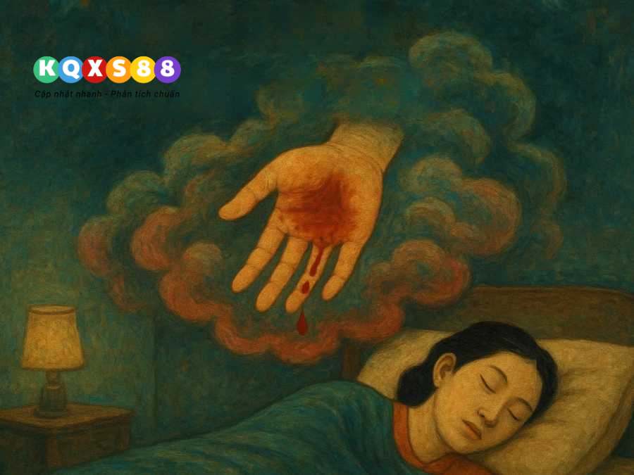 máu chảy tay chân là dấu hiệu có người giúp đỡ