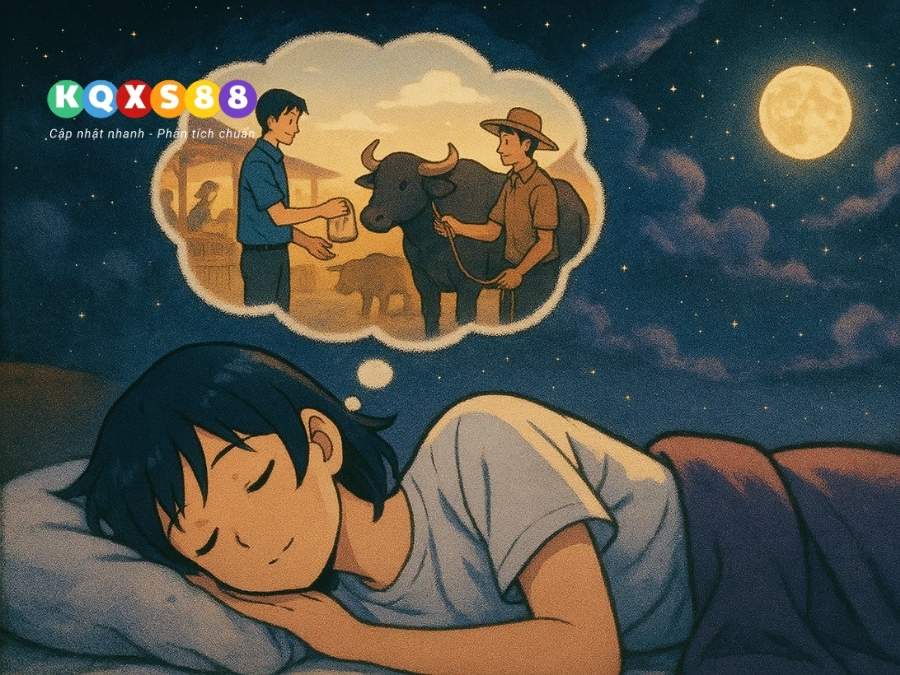 Mơ thấy trâu đẻ hoặc mua trâu là điềm báo tài lộc và gia đạo thịnh vượng