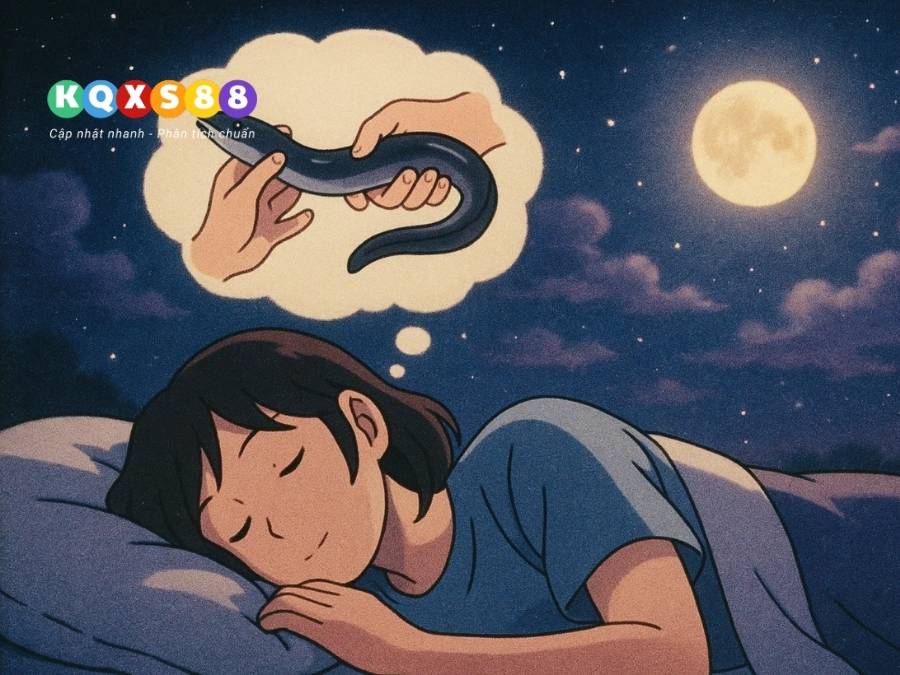 Nằm mơ thấy một đôi bàn tay đang nắm chắc một con lươn trơn tuột