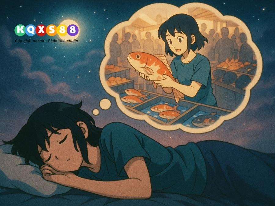 Mơ thấy mình đang mua cá chép ngoài khu chợ sầm uất