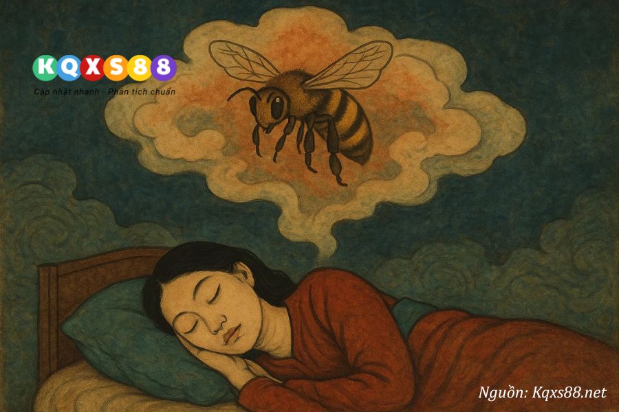 Giải mã giấc mơ thấy ong qua hình ảnh con ong cần cù hút mật hoa.