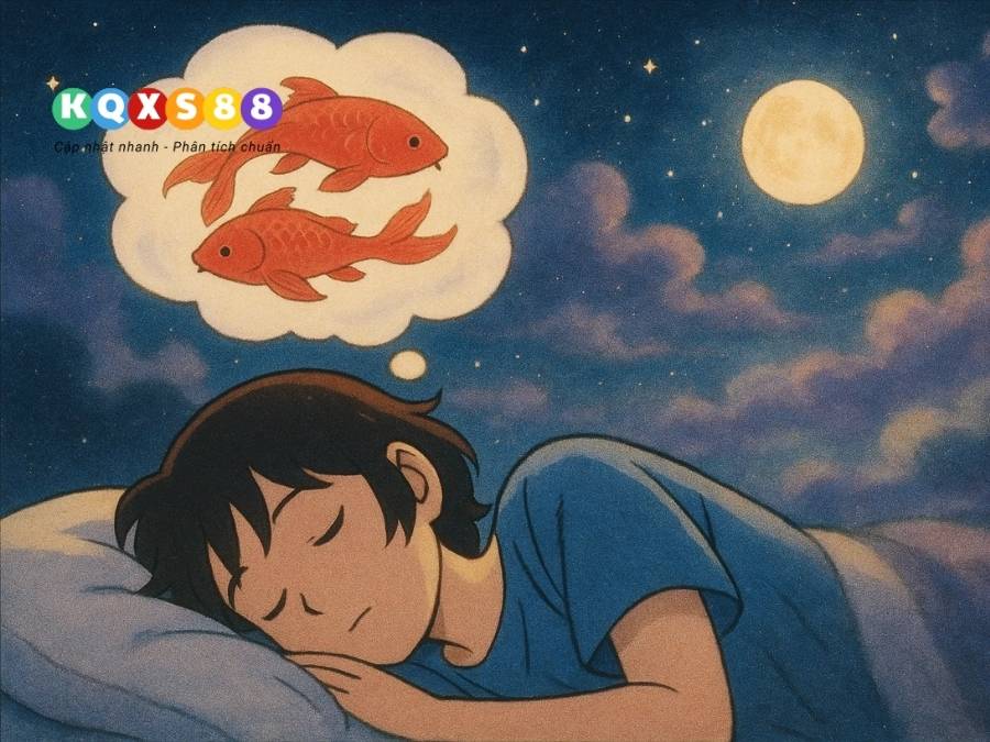 Nằm mơ thấy một cặp cá chép màu đỏ