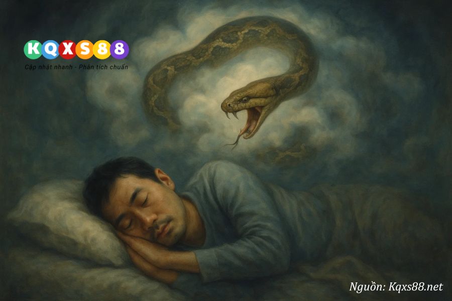 Trăn trắng, quấn quanh người hay cắn đều phản ánh áp lực hoặc cảnh báo tiềm ẩn