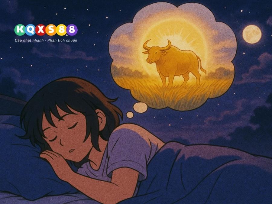 Mơ thấy trâu vàng hoặc trâu trắng báo hiệu quý nhân và vận may