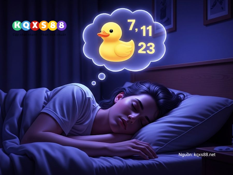 Con số may mắn khi nằm mơ thấy vịt xiêm, vịt trắng, vịt con