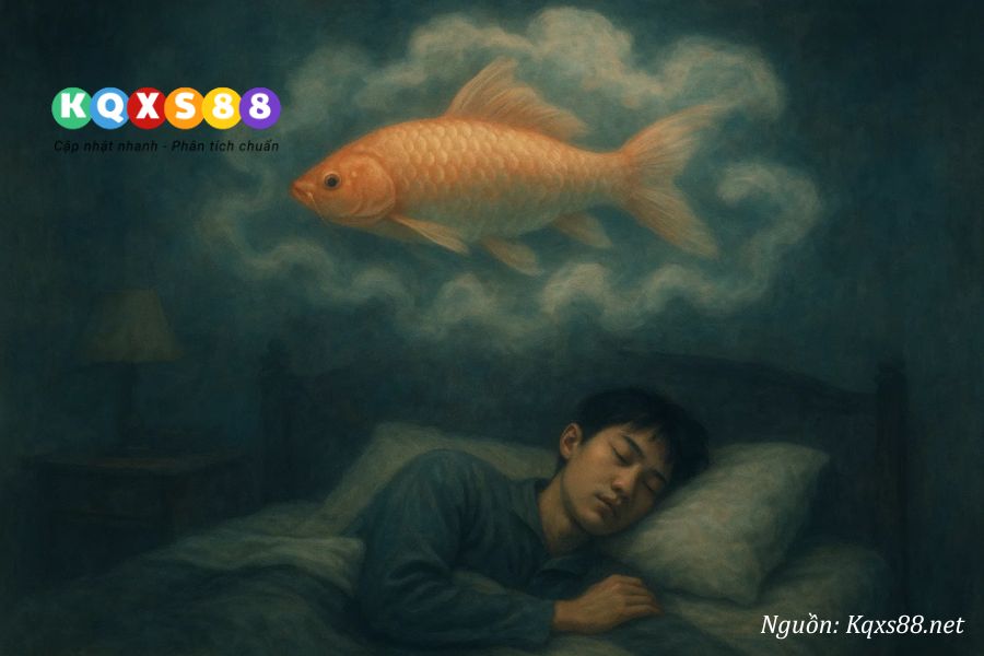 giải mã giấc mơ thấy cá bơi, cá chết và cá nhảy lên bờ