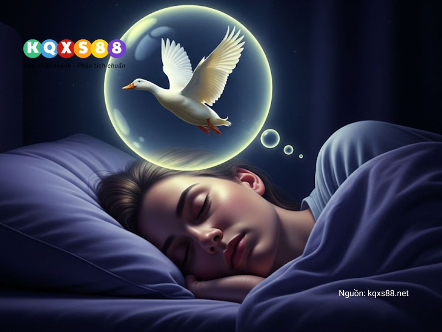 Mơ thấy vịt trắng bay báo hiệu tự do nội tâm và tin vui bất ngờ