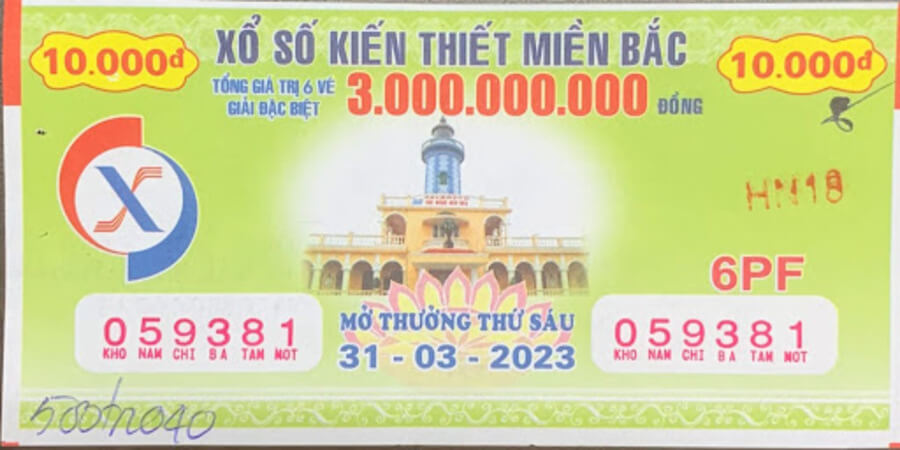 Xổ số kiến thiết miền Bắc mở thưởng hàng ngày vào 18h15