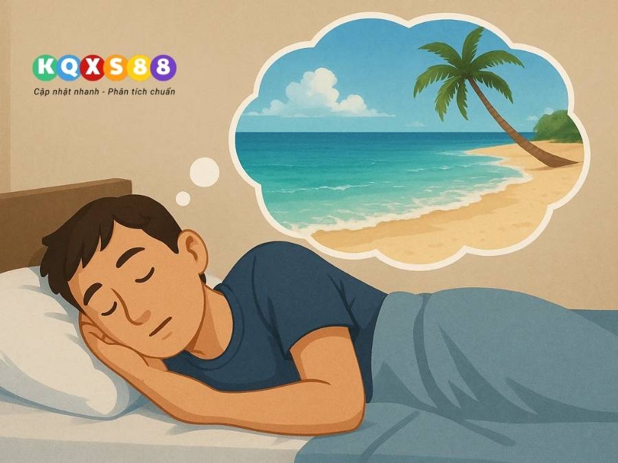 Giải mã giấc mơ thấy biển xanh trong