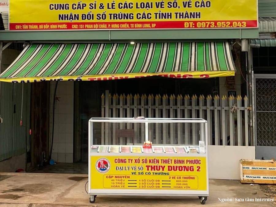 Đại lý bán vé số cấp 4 bán lẻ