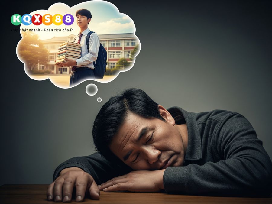 Mơ cắp sách đến trường tượng trưng cho sự tiến bộ