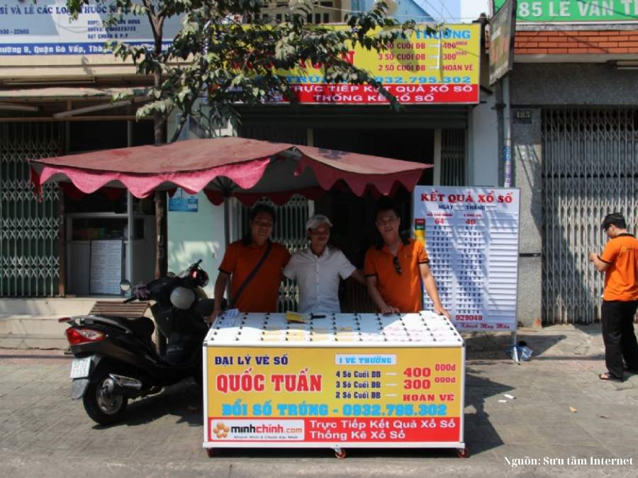 Mô hình phân phối đại lý vé số cấp 2