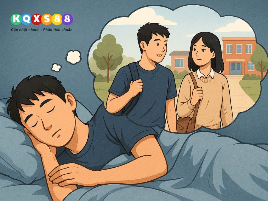 Cùng người lạ ngồi học trong mơ