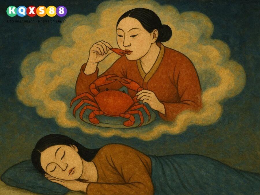 mơ thấy ăn cua