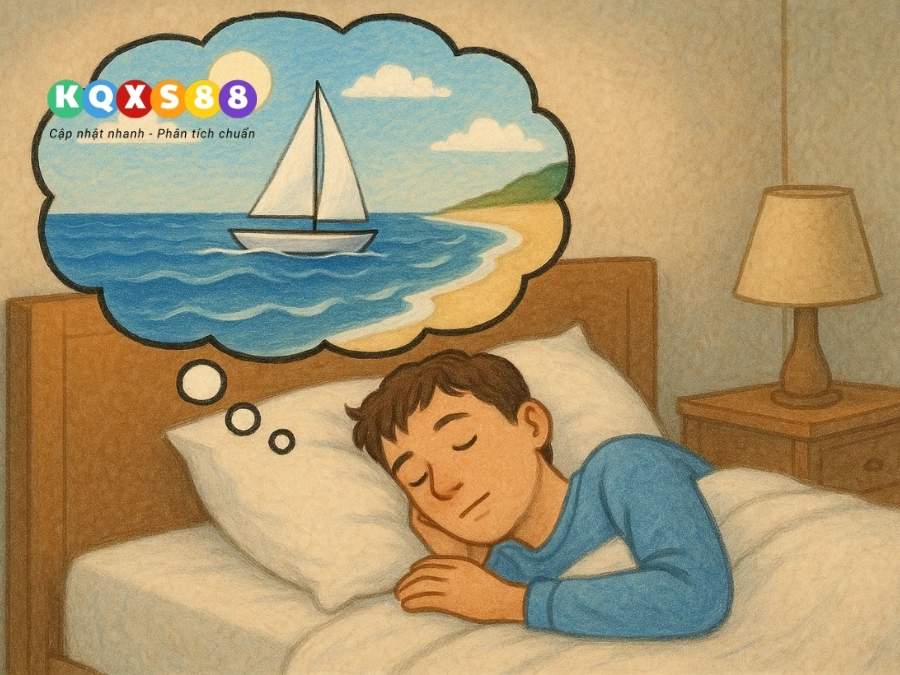 Điềm báo từ giấc mơ thấy thuyền và mặt biển