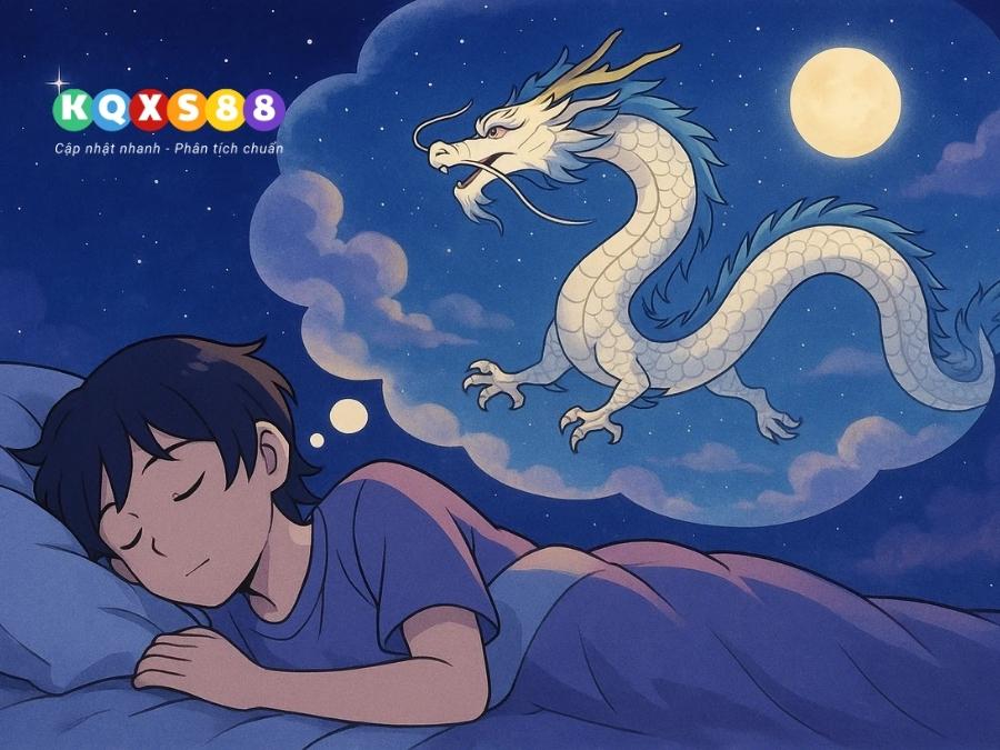 Nằm mơ thấy Bạch Long bay lượn trên bầu trời mênh mông