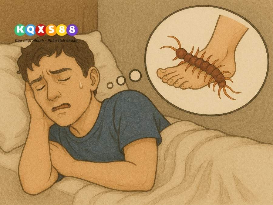 Hình ảnh rết cắn chân tượng trưng cho những cản trở