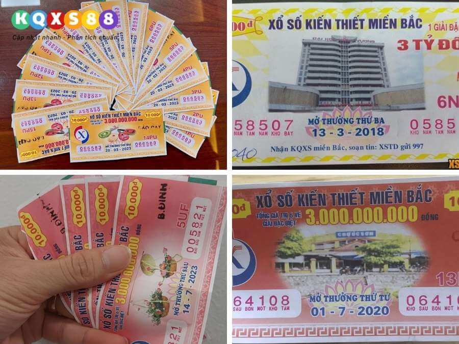 Vé số truyền thống xổ số kiến thiết đài BắcXổ số Lô tô